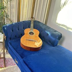 Velvet Chaise Lounger 