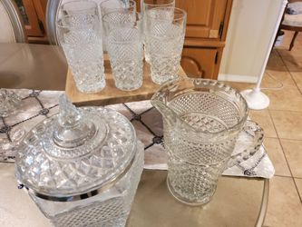 Vintage cut crystal used like new