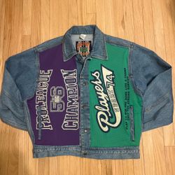 Vintage Bugle Boy Denim Jacket Super Rare Medium