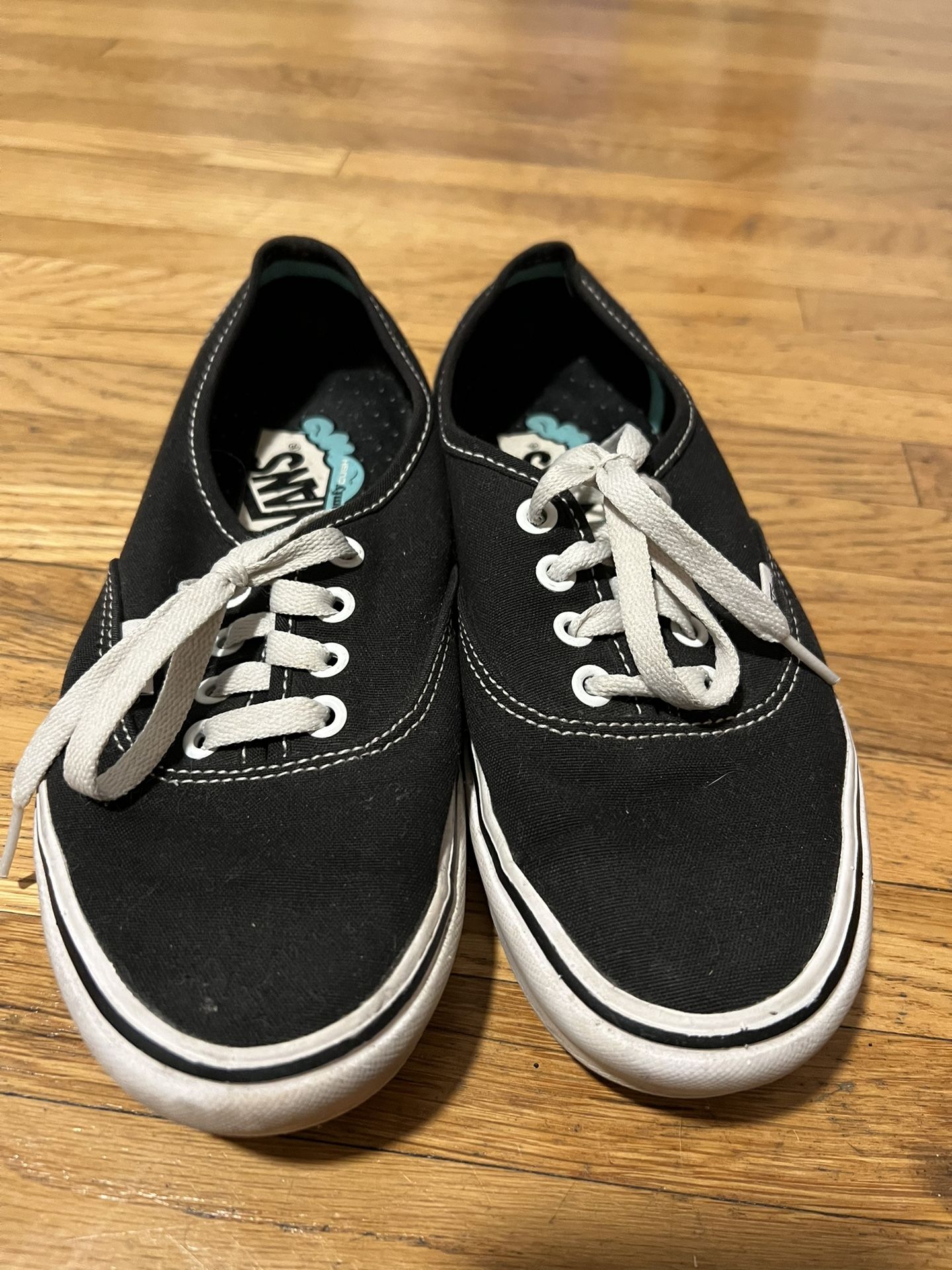 Vans Authentic Comfy Cush Sz 5.5 Men’s Or 7 Women’s Black