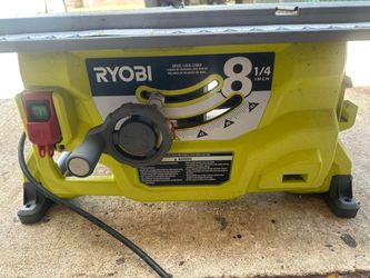 Ryobi portable table saw 8 1/4