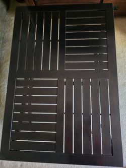 Metal coffee table