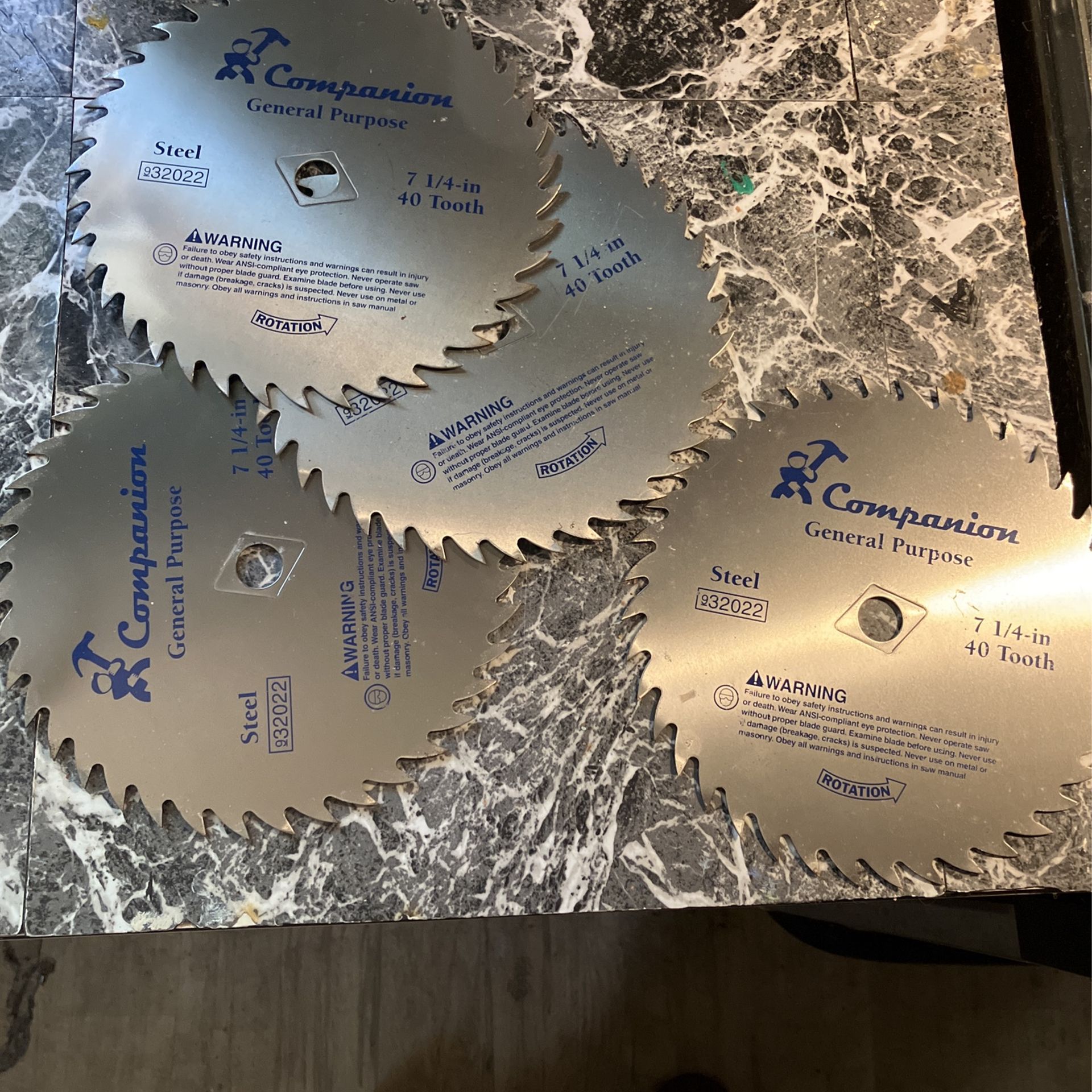 Saw Blades Companion General Purpose 7 1/4 40 Tooth Steel