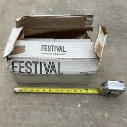 Pool Tile - Festival Glazed Ceramic 6” X 6” White