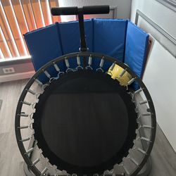 Medicine Ball Rebounder With Medicine Balls