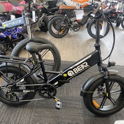 QBEAR F10 Step Thru Foldable 750W/48V Electric Bike.