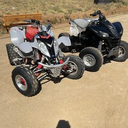 Kfx700. And Polaris preditor 500