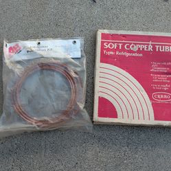Copper tubing for ice maker/refrigerator