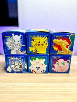 Vintage 1999 Burger King Pokémon 23K Gold Plated Cards Complete Set