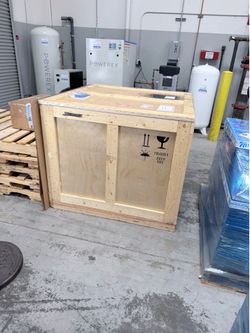 Solid wood box