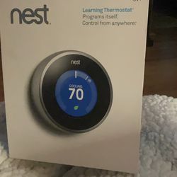 Nest Learning Thermostat Generation 3 Stainless Steel Model T200677