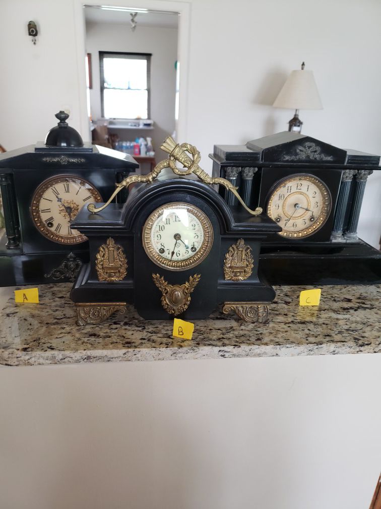 Antique Clock Jackpot - Ansonia Mechanisms
