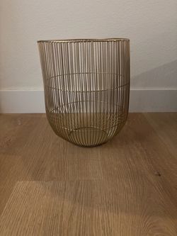 Gold Metal Basket