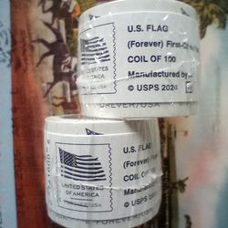 Two Sealed Rolls of Forever Stamps, $156 Value