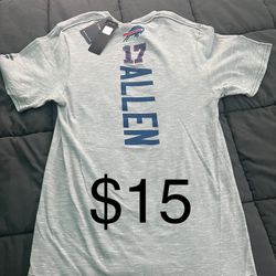 NEW Josh Allen Bills NFL Fanatics Shirt Jersey (S)