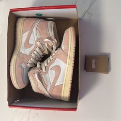 WMNS Air Jordan 1 High Retro  OG Washed Pink Color-Way