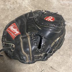 Rawlings Heart Of the  Hide gold  Catchers glove 