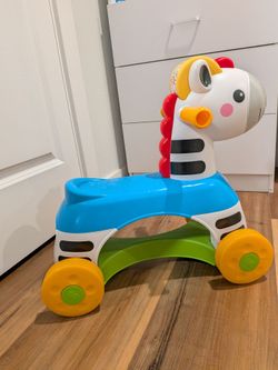 Fisher-Price Zebra Baby Ride-On Toy