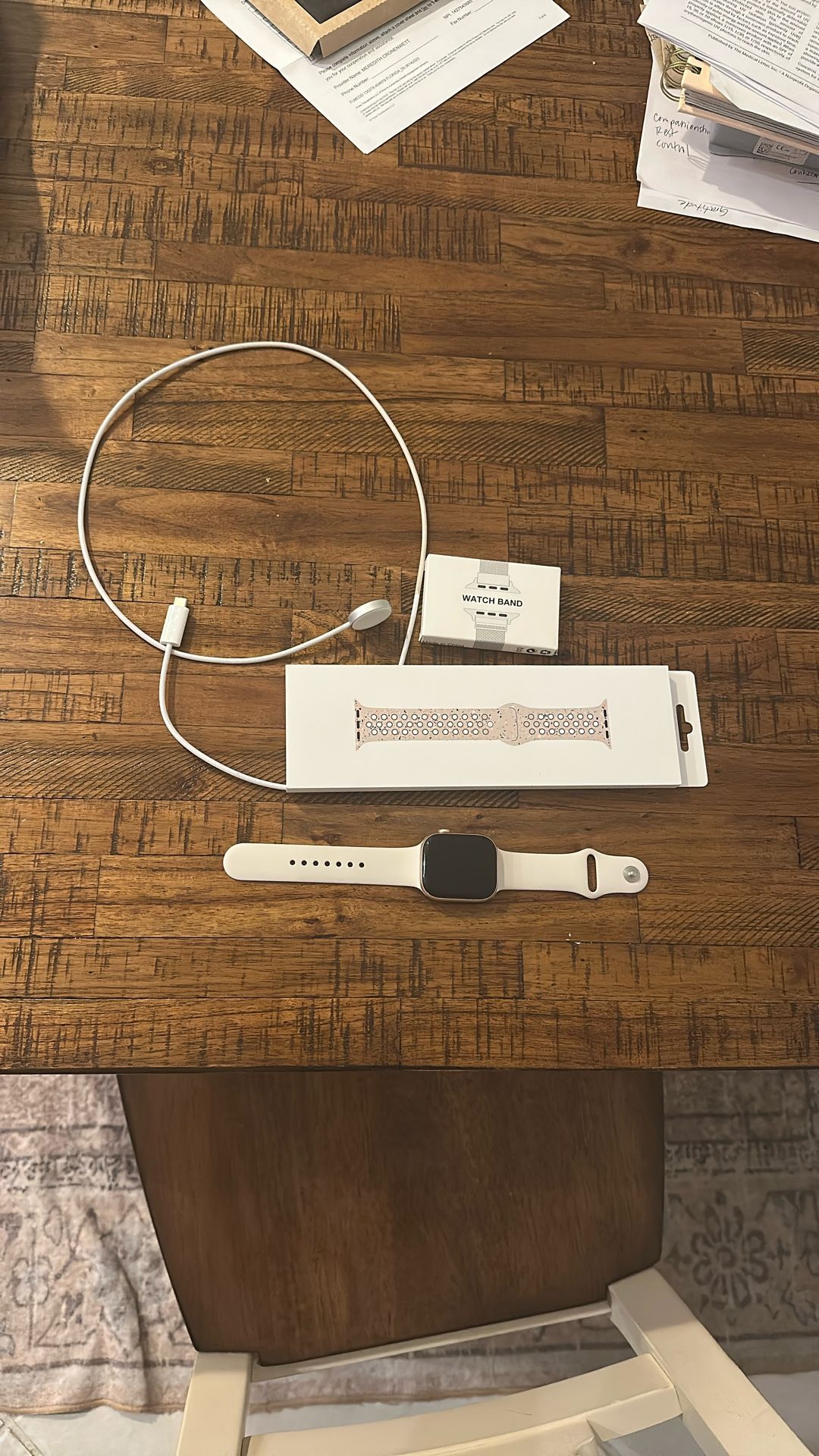 Apple Watch Series 10 (GPS+LTE) 46MM Rose Gold Aluminum Case Light Blush Sport