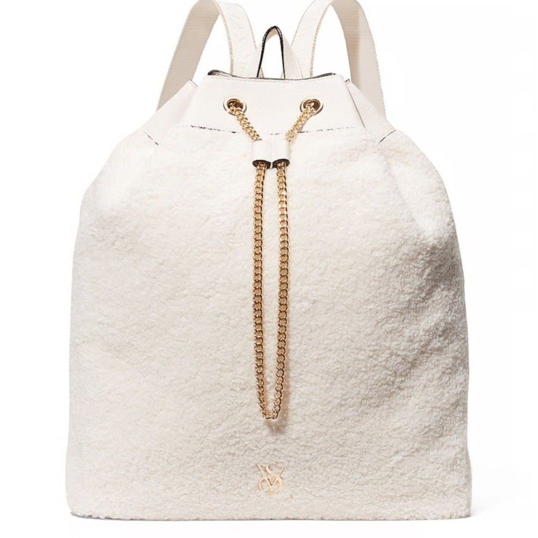 Victoria’s Secret Shearling Cinch Backpack