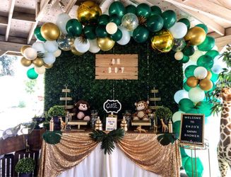 Safari Candy Table Set Up