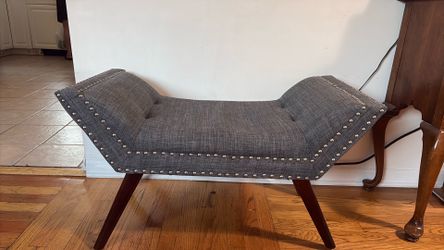 Grey bench