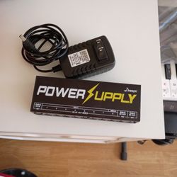 Pedal Board And Power Supply 
