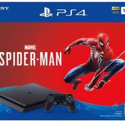 Sony PS4 Marvel Spider-Man 1TB Console (Jet Black)