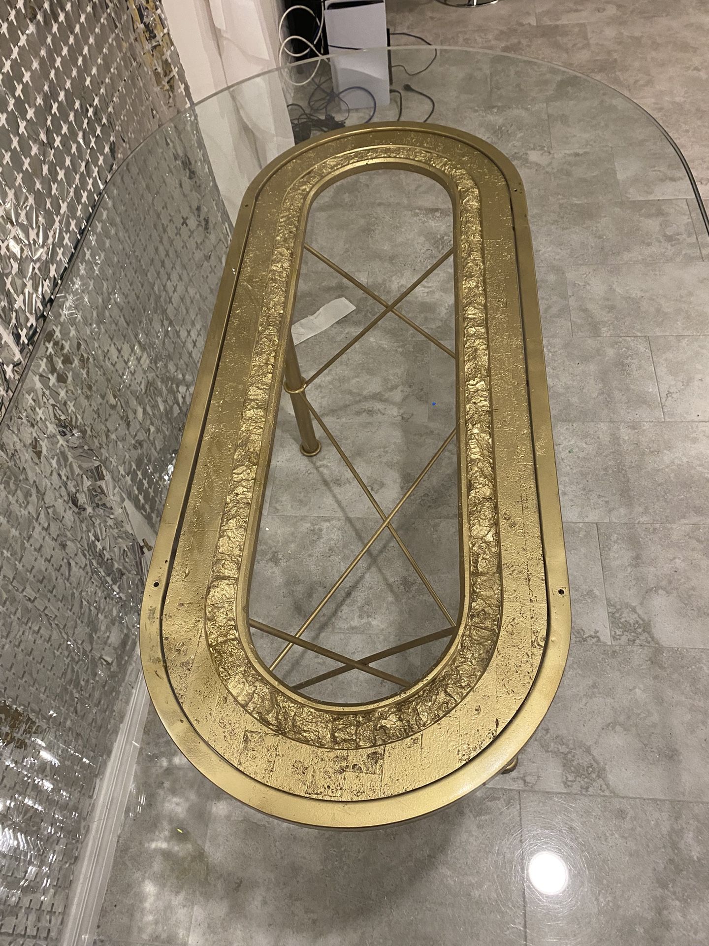 Gold Table With Chairs