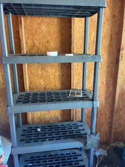 Garage storage shelf