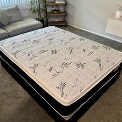 QUEEN SIZE MATTRESS AND BOX SPRING NEW 