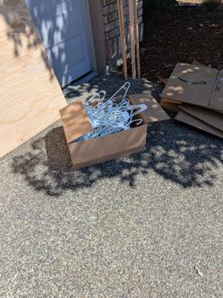 Free Plastic clothes hangers
