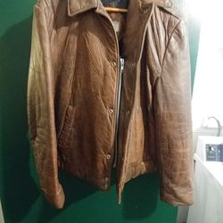 Men's leather jacket