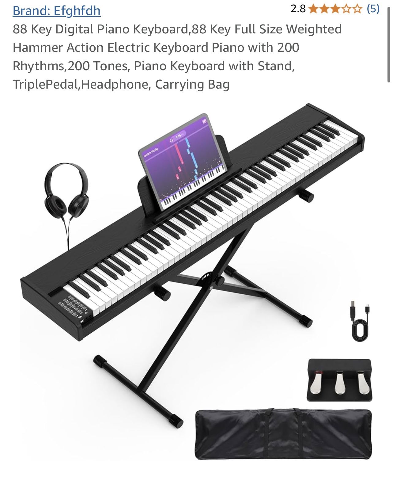 Electric Keyboard Piano