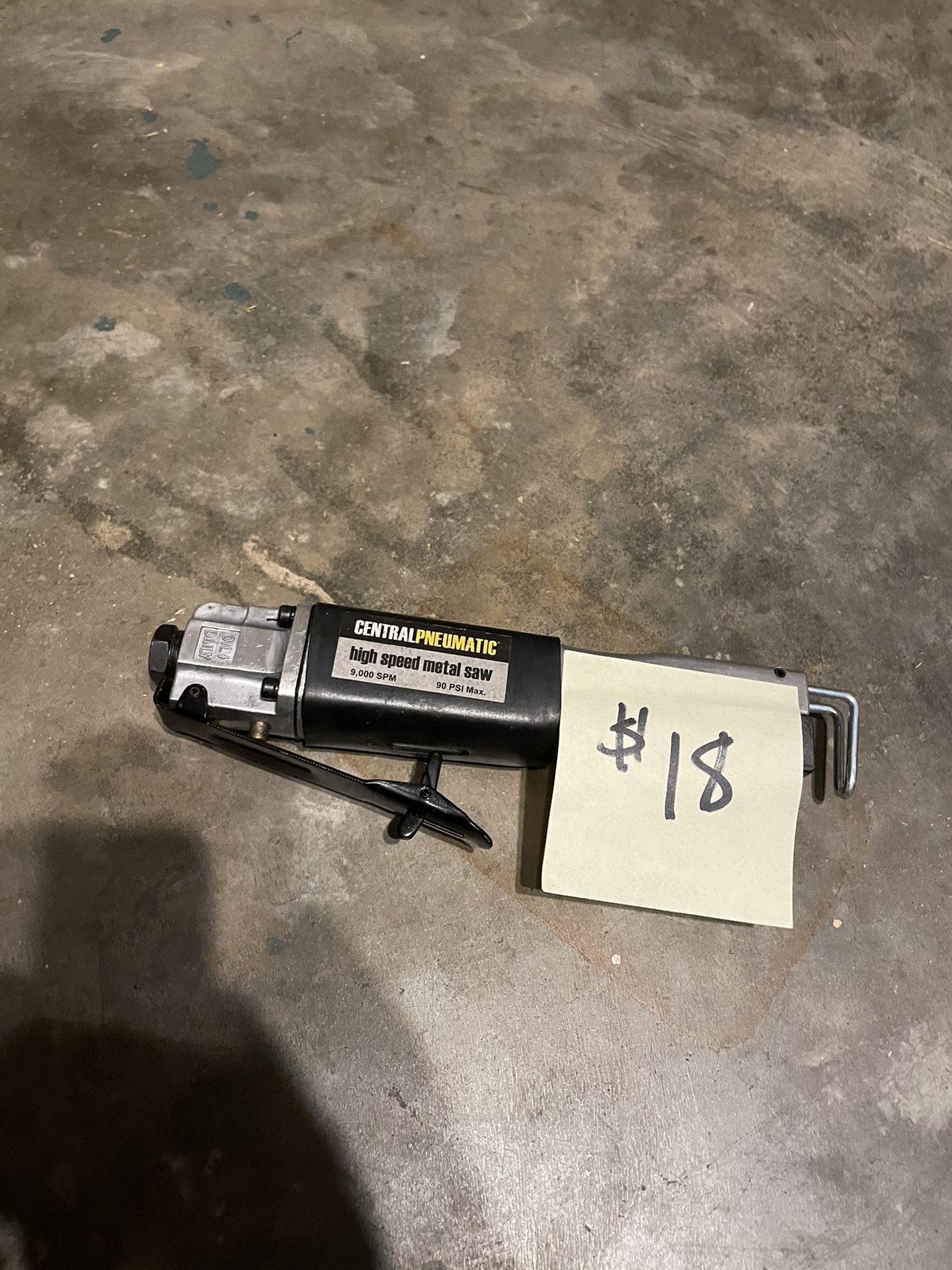 Central Pneumatic High Speed Metal Saw