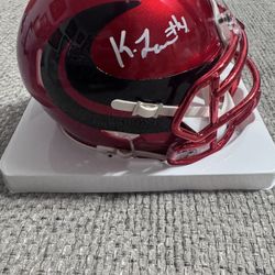 Kamari Lassiter Signed Autograph Houston Texans Alt Mini Helmet (Metabilia Coa)