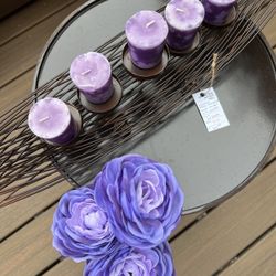 Metal Intertwine Candle Holder 