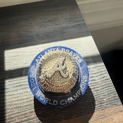Braves 2021 World Series Champs Replica Ring 
