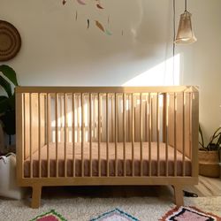 Oeuf Sparrow Crib with Natural Latex Matress