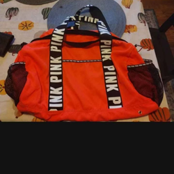 Pink Duffle Bag