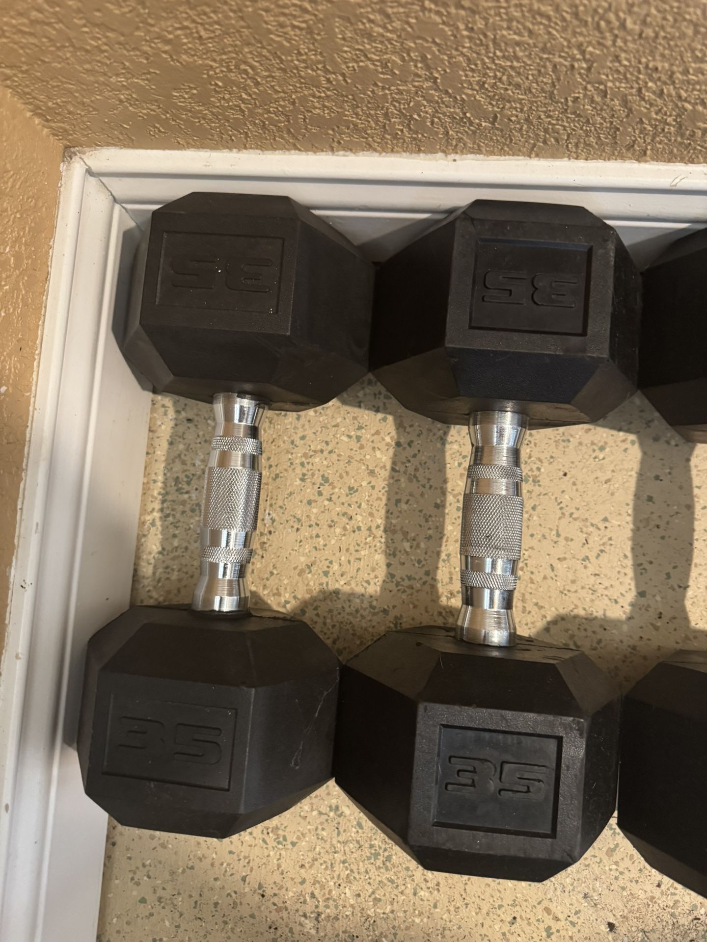 40lb & 35lb Dumbbell Set