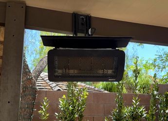 Bromic gas outdoor heaters