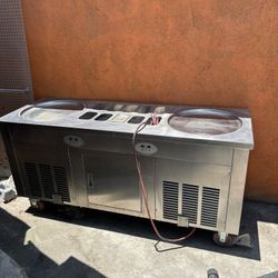 Rolled ice cream Machine