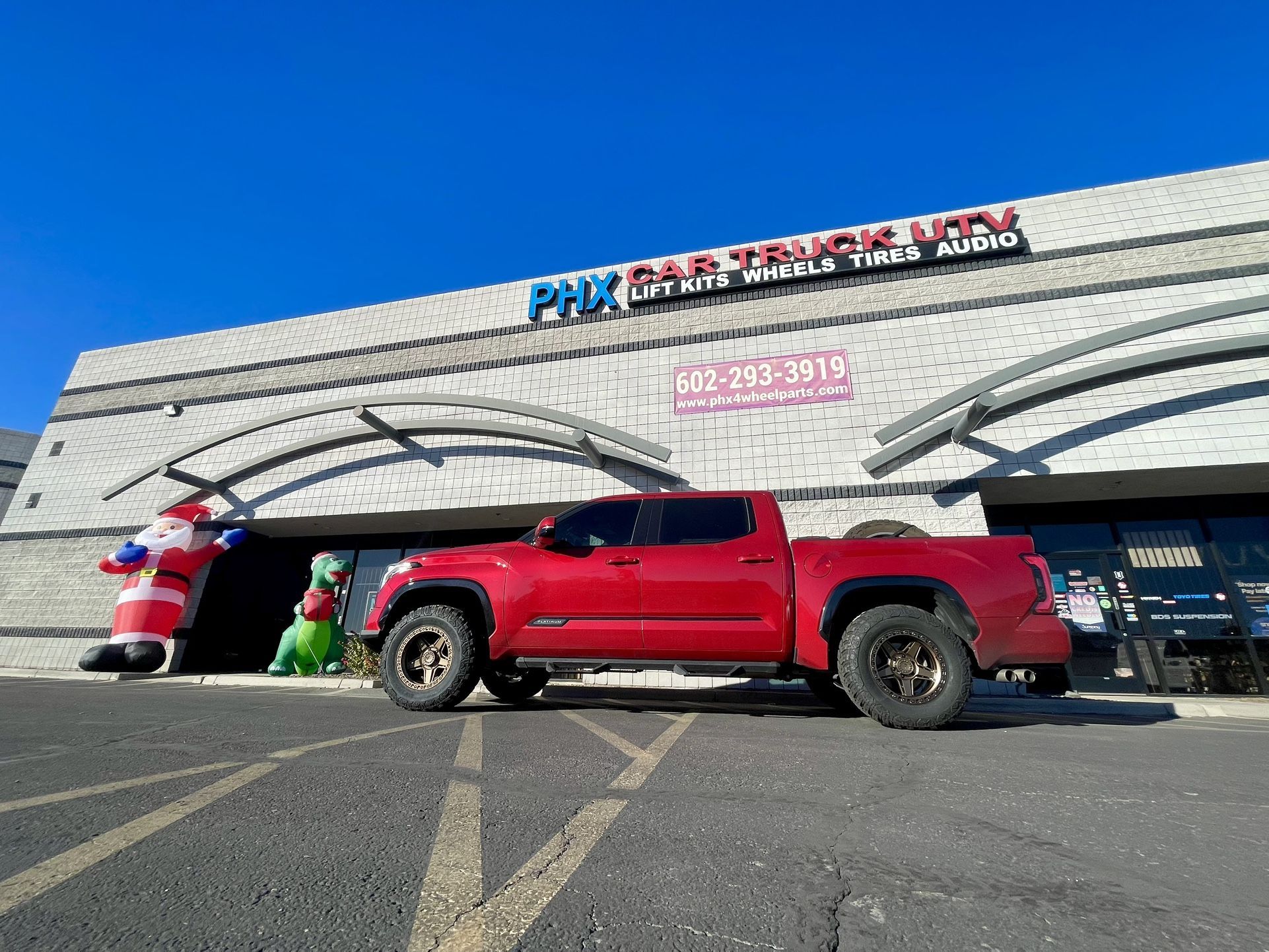 Toyota Tundra Wheels Tires Leveling & Lift Kits Accessories intakes Side Stows Bed Covers Air-bag Kits Installations. (WE Finance)