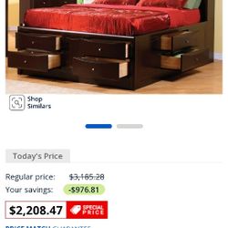 Coaster Phoenix King Bed Frame