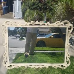 Vintage Fashion Plate mirror 24x36