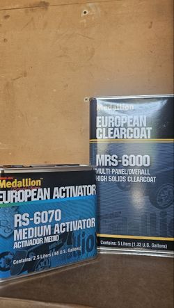 Rubber-Seal Medallion MRS-6000 European Clearcoat Kit w/RS-6070 Medium Activator