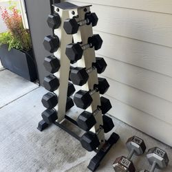 York Fitness Dumbell Rack Set 