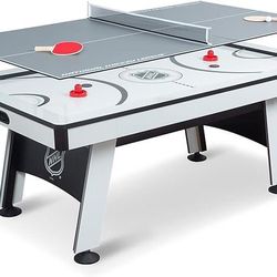 Air Hockey Table With Tennis Top