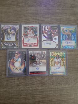 7 nba autograph cards